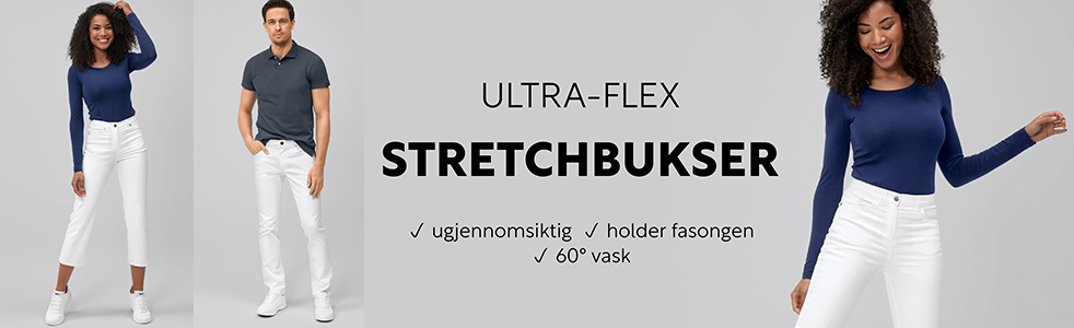 Ultra-Flex Stretchbukser (ugjennomsiktig)