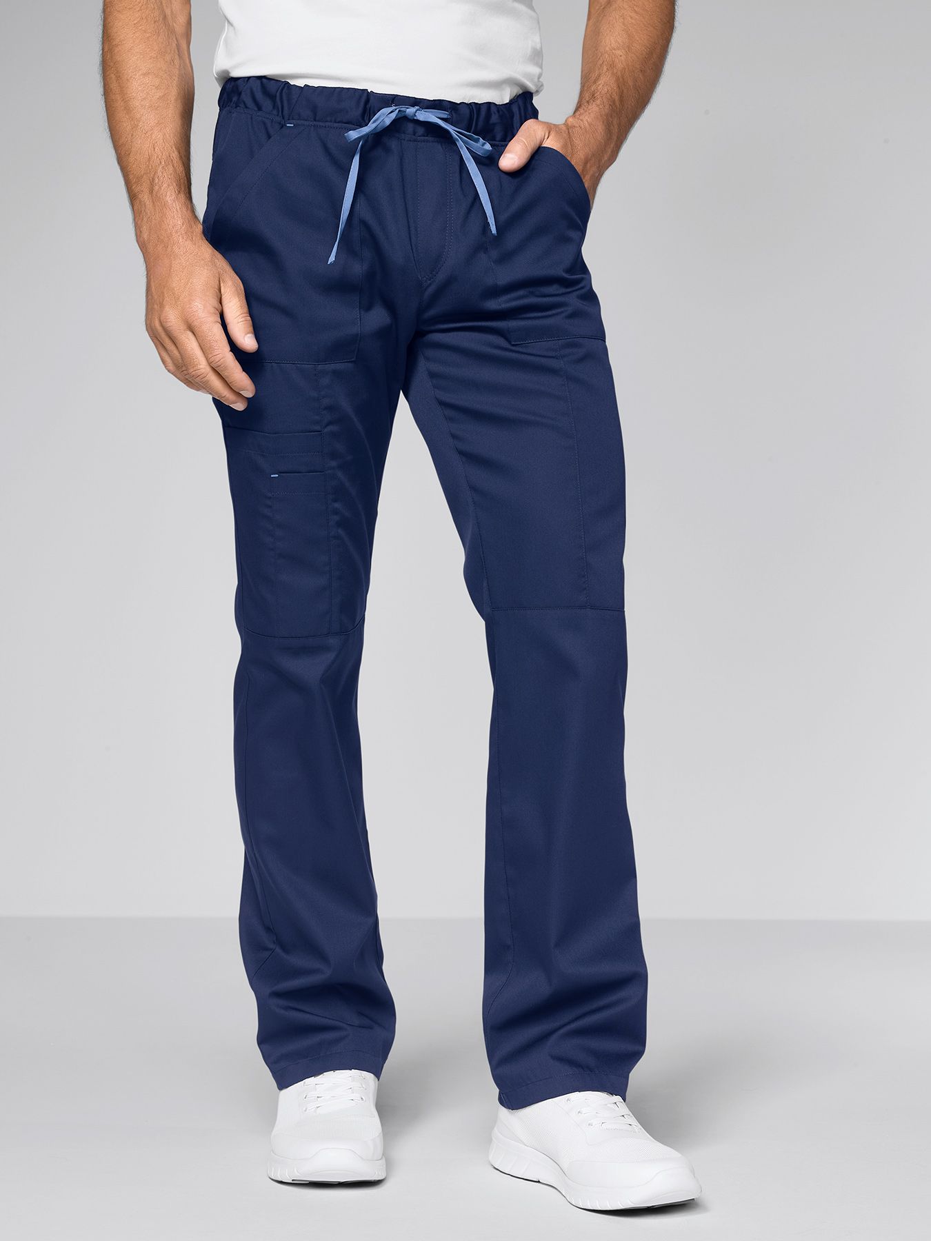 Unisex bukse m/ strikk og snor