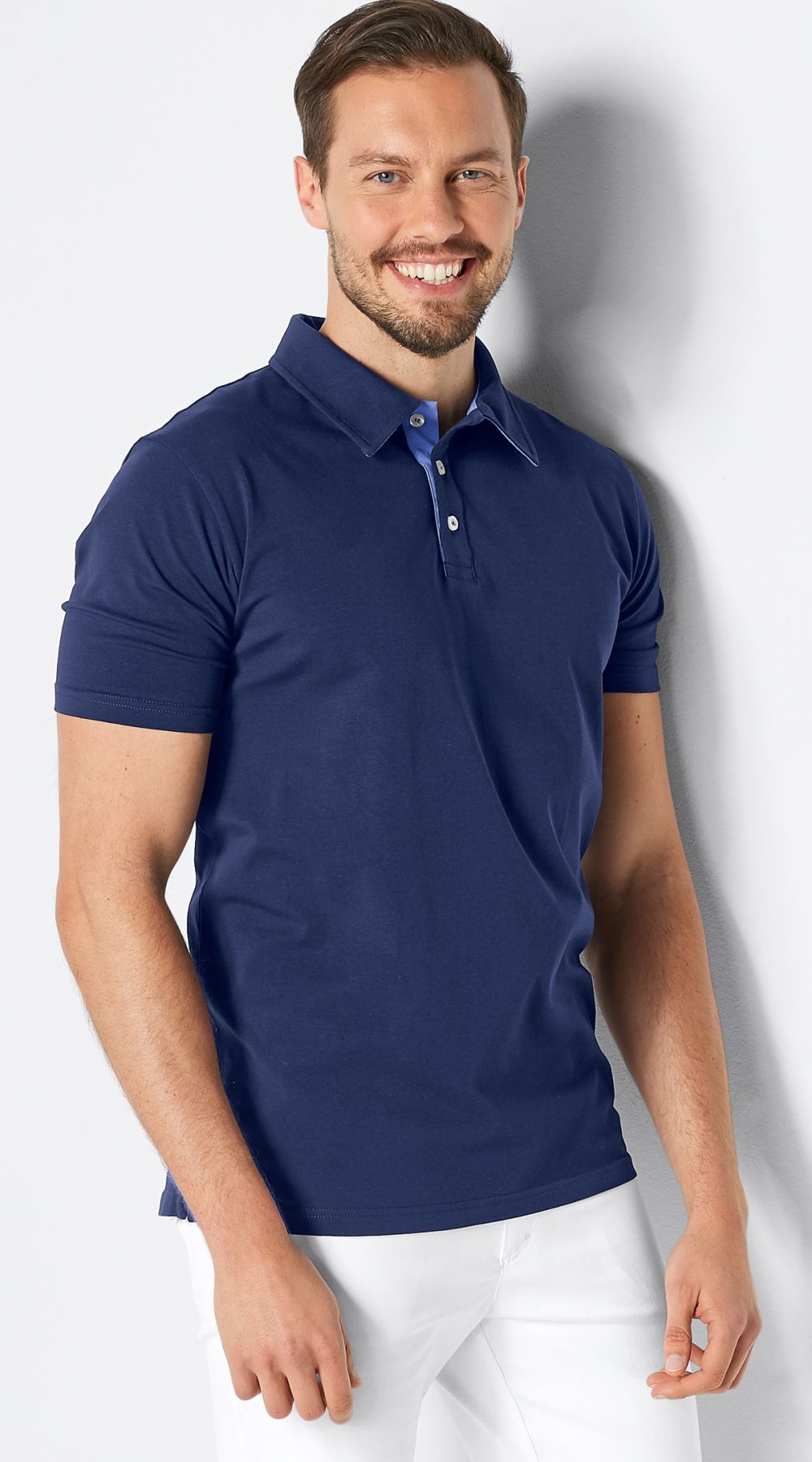 Unisex polo, single jersey