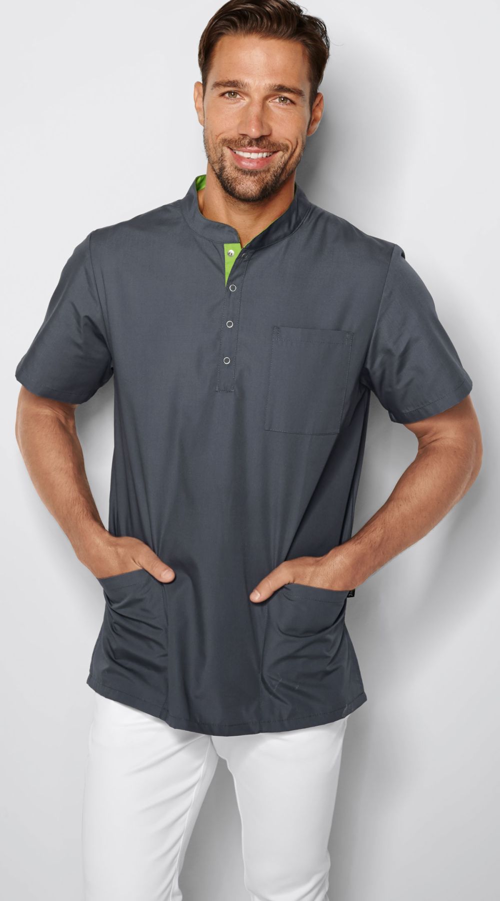 Unisex overdel ANNAN m/liten kinakrage