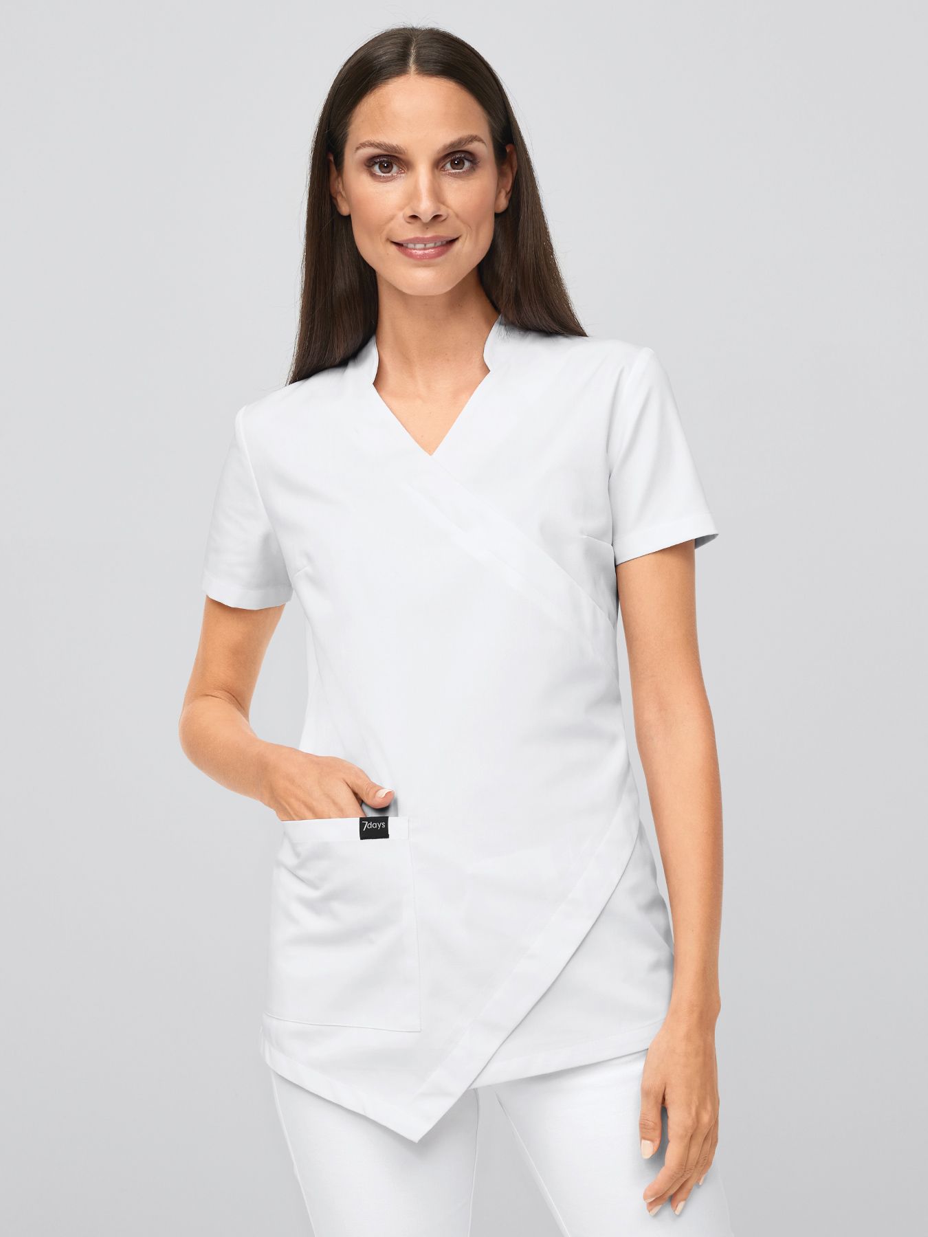 Dametunika OLBIA m/asymmetrisk front