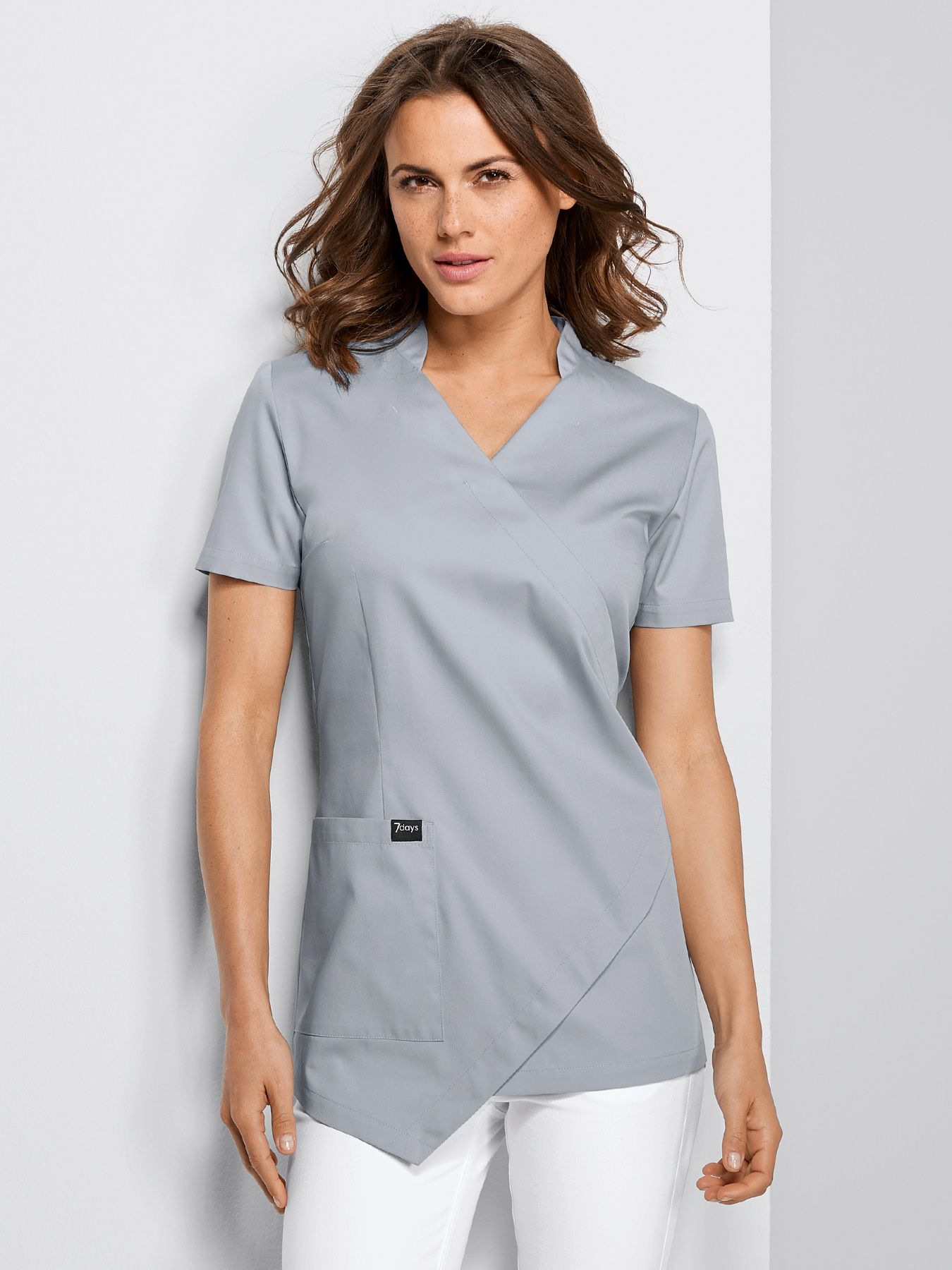 Dametunika OLBIA m/asymmetrisk front