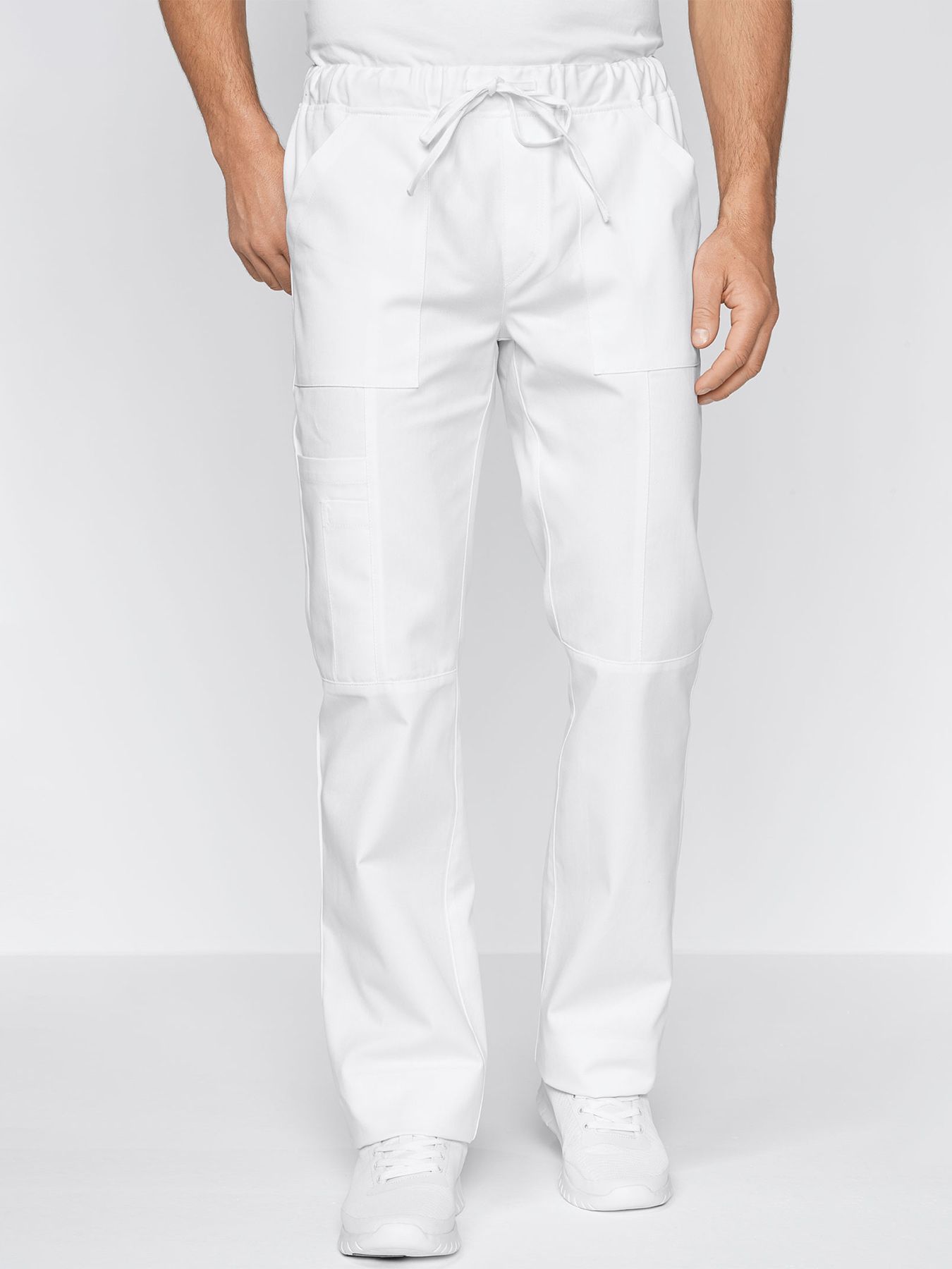 Unisex bukse m/ strikk og snor