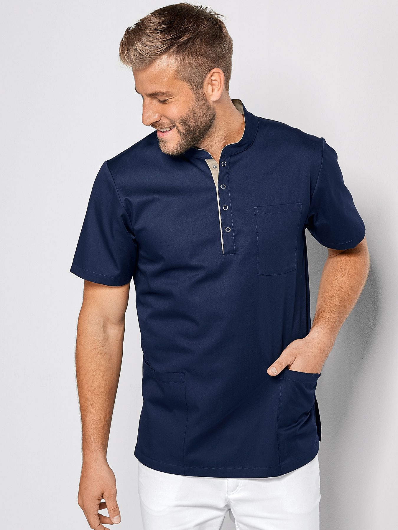 Unisex overdel ANNAN m/liten kinakrage