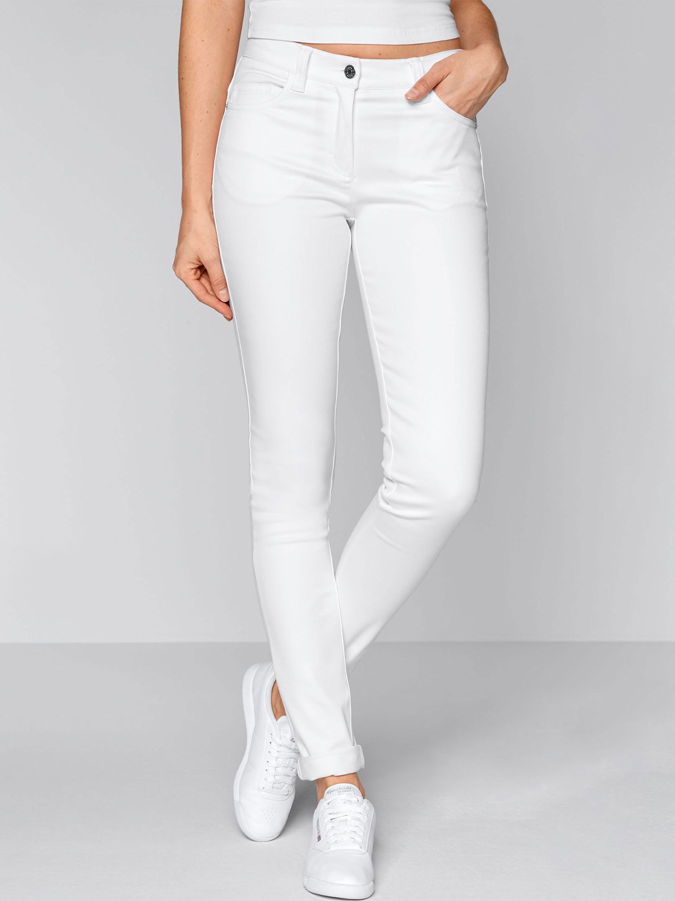 Ultra-flex jeans MESSINA - ugjennomsiktig - normal midjehøyde