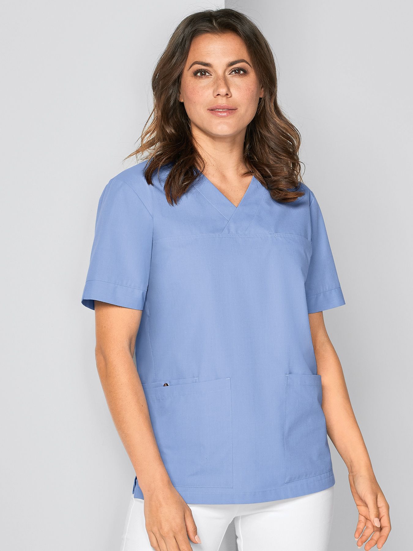 Unisex overdel v-hals