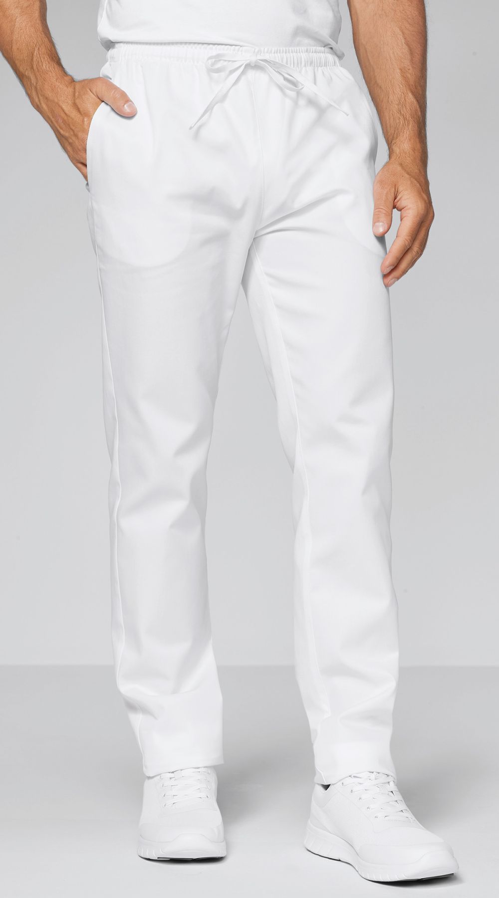 Twill bukse med rette ben