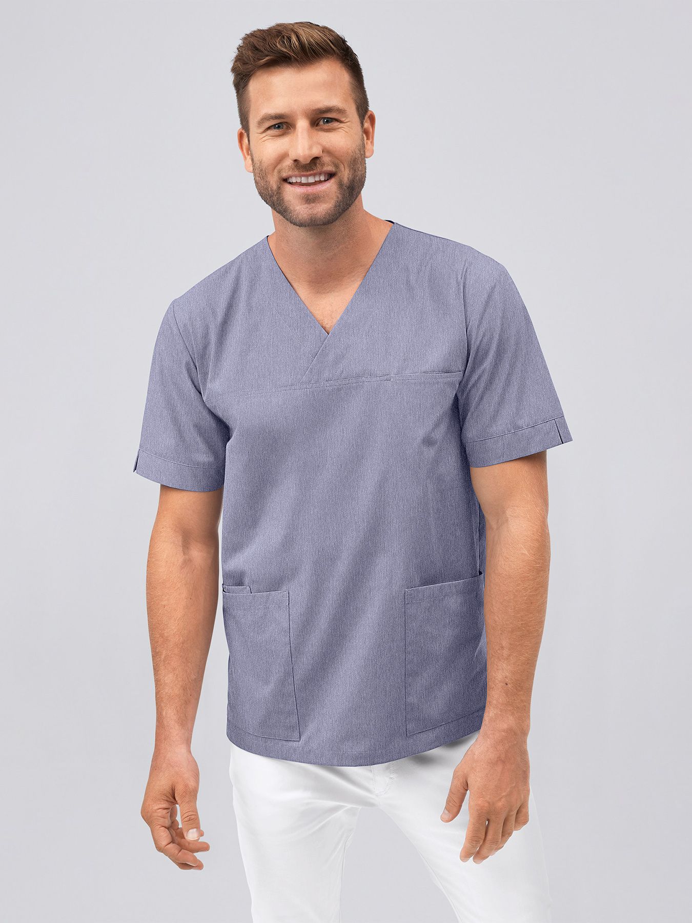 Unisex overdel v-hals