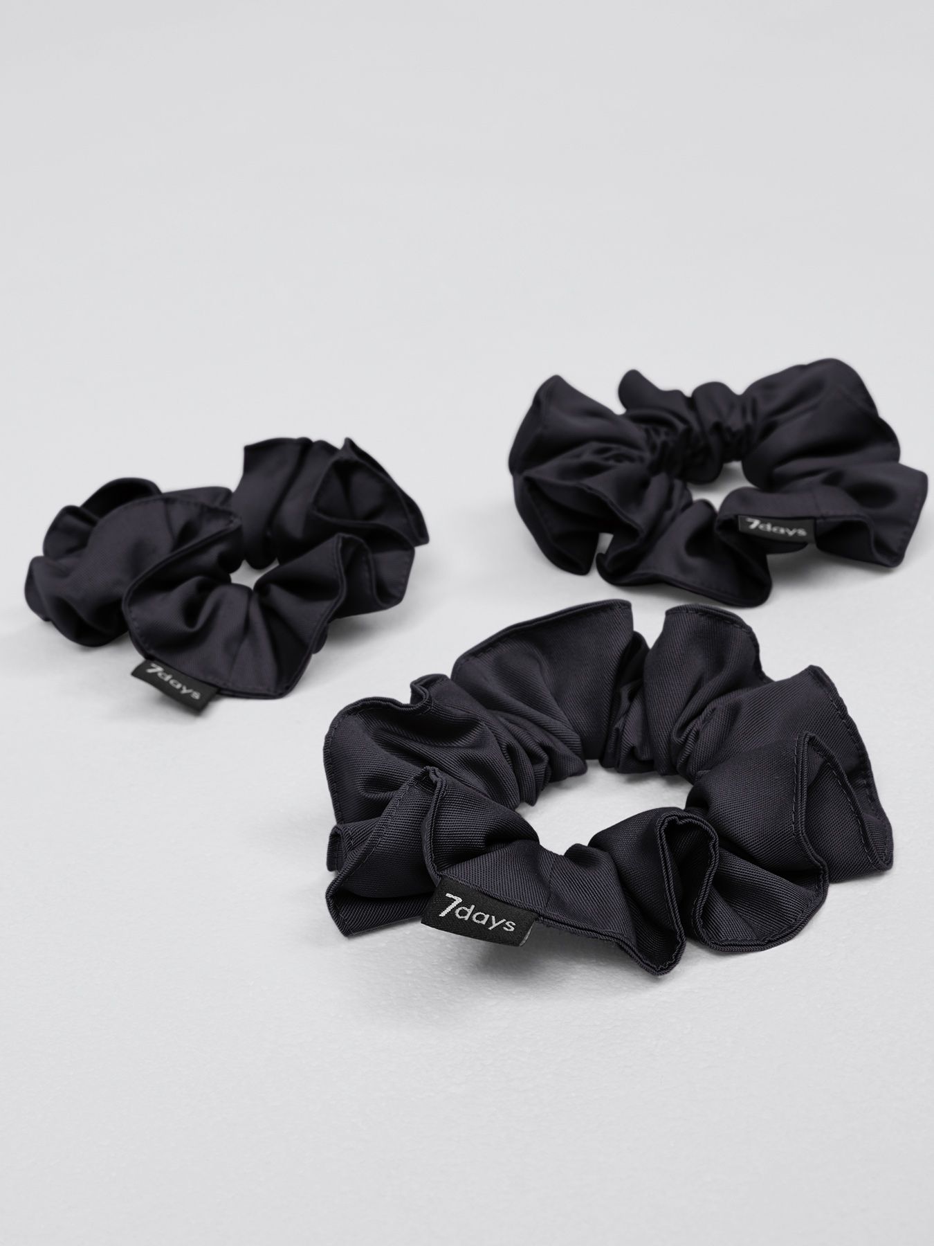 Scrunchie hårstrikk i 3-pack