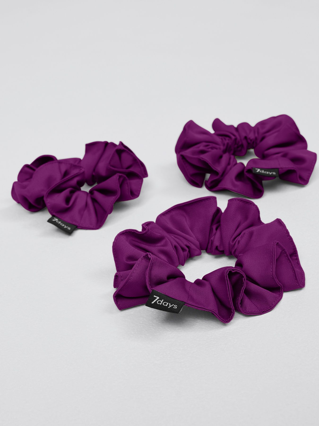 Scrunchie hårstrikk i 3-pack