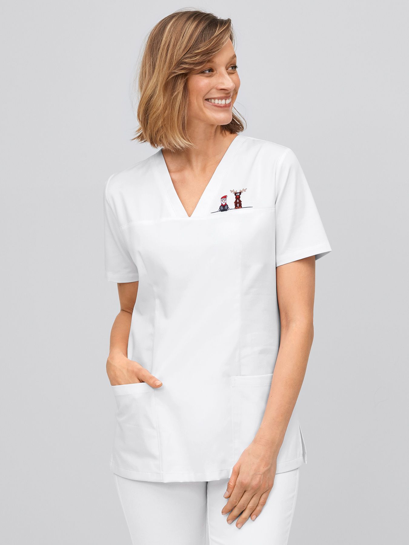 Tunika med julemotiv