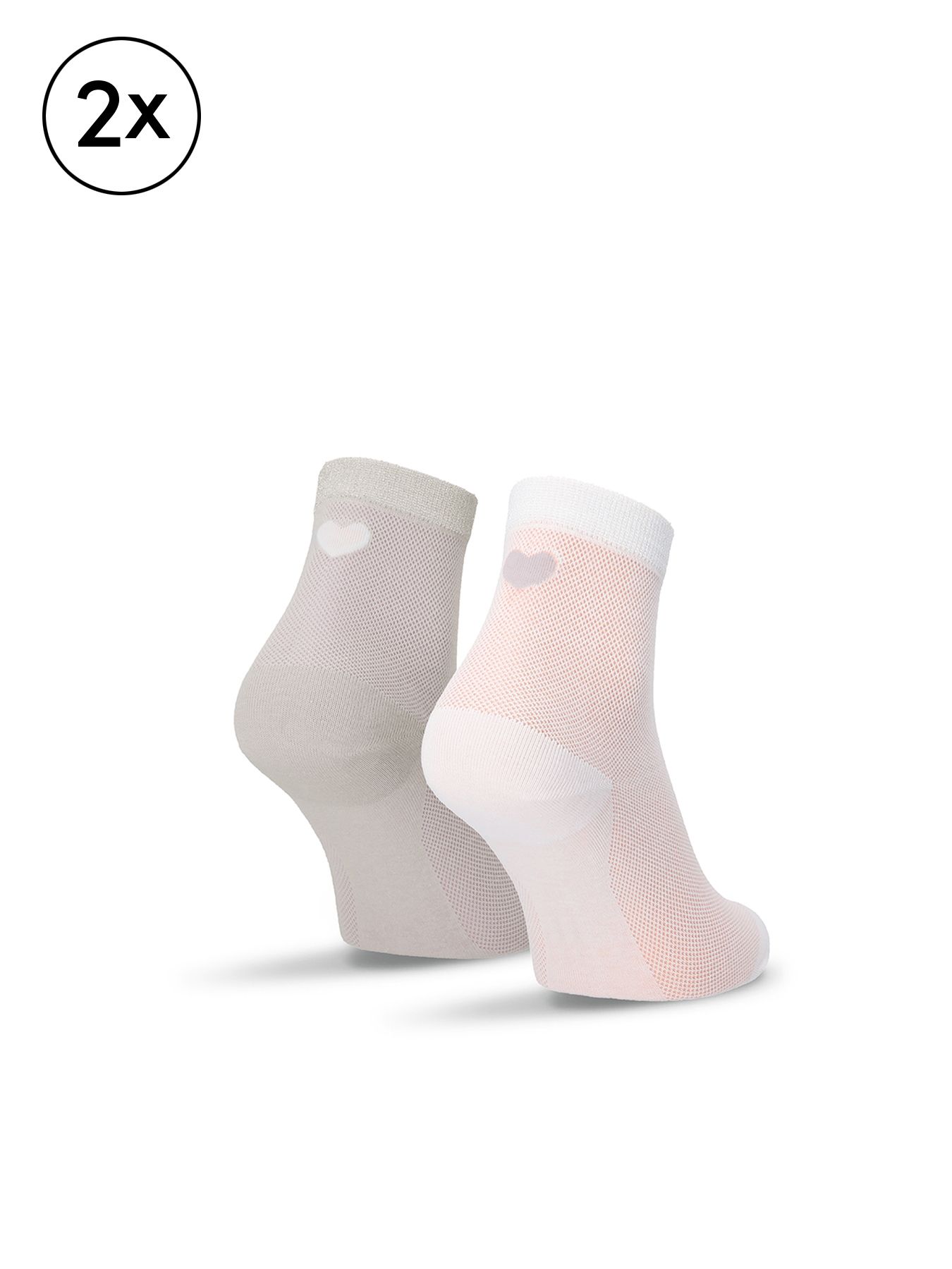 Tamaris sokker med hjertedesign – 2-pack