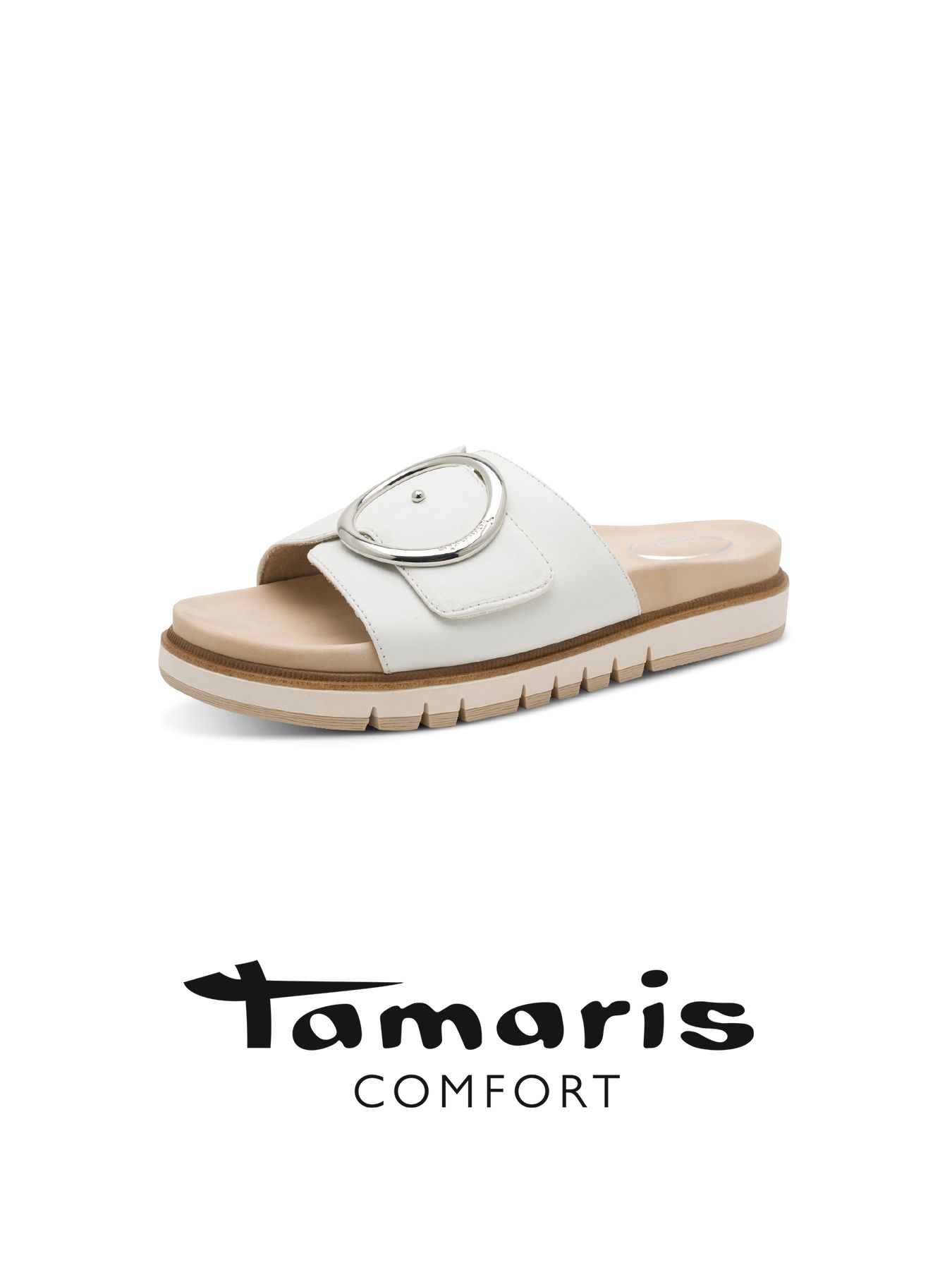 TAMARIS damesandal hvit