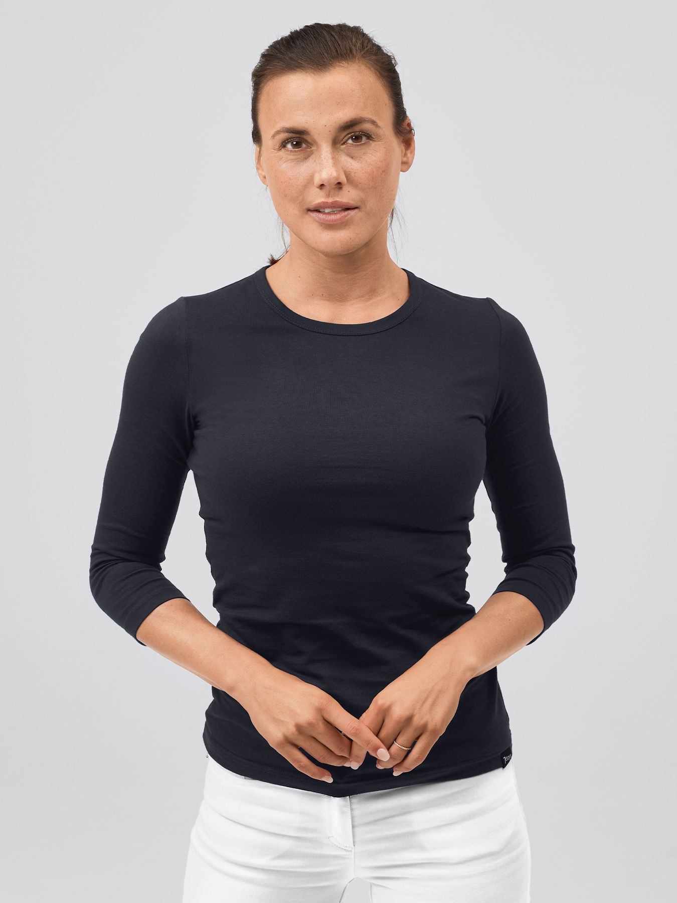 Dame T-shirt ¾ arm RIGA