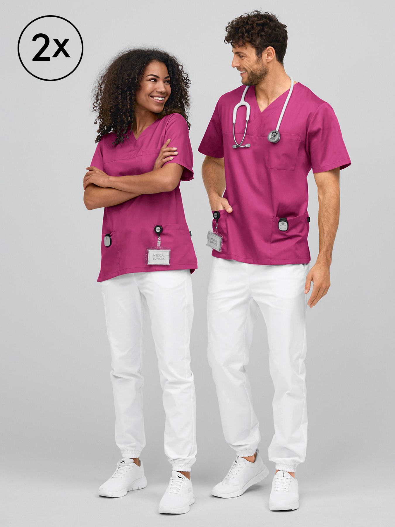 Unisex overdel PISA 2-pack