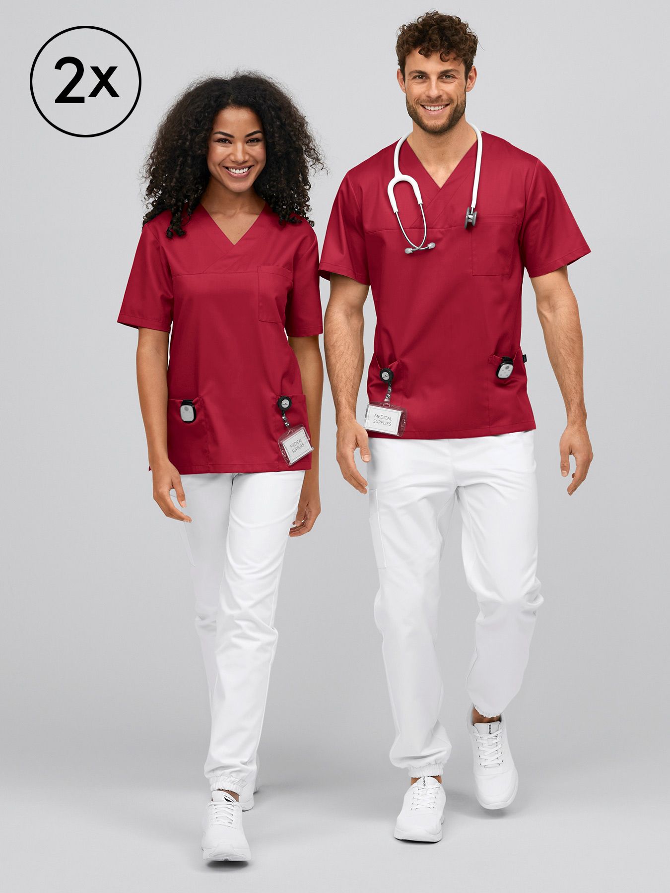 Unisex overdel PISA 2-pack