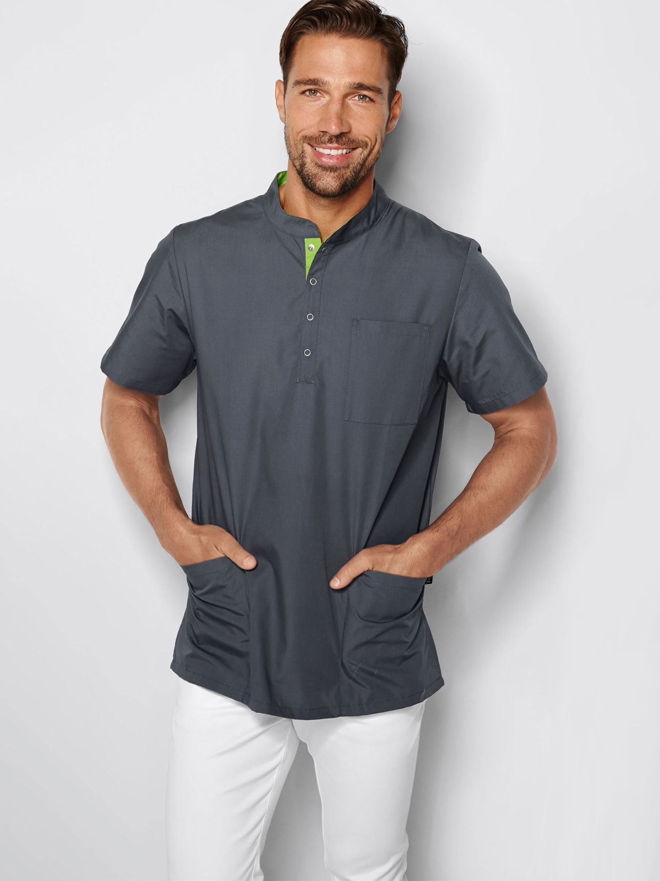 Unisex overdel ANNAN m/liten kinakrage