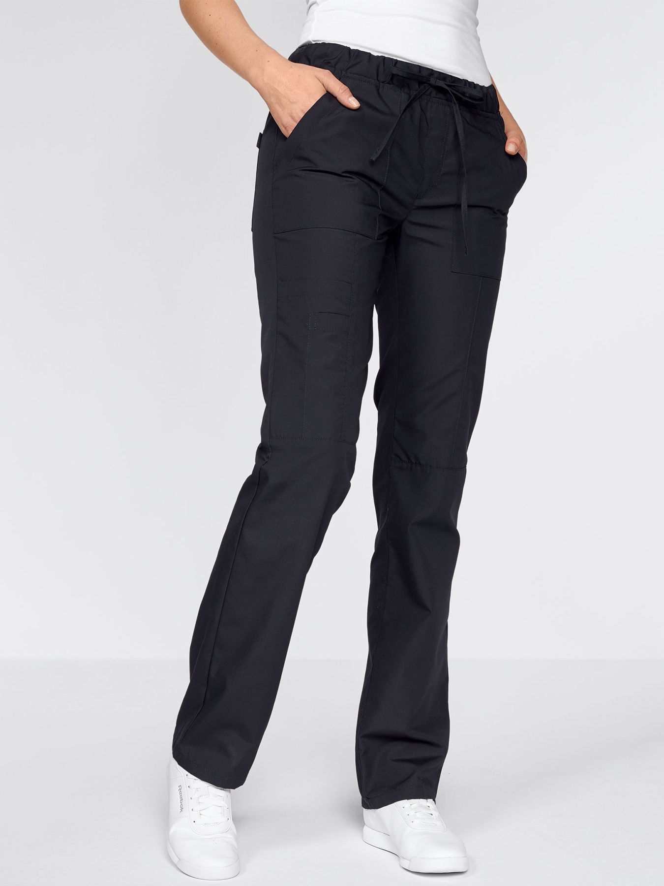 Unisex bukse m/ strikk og snor