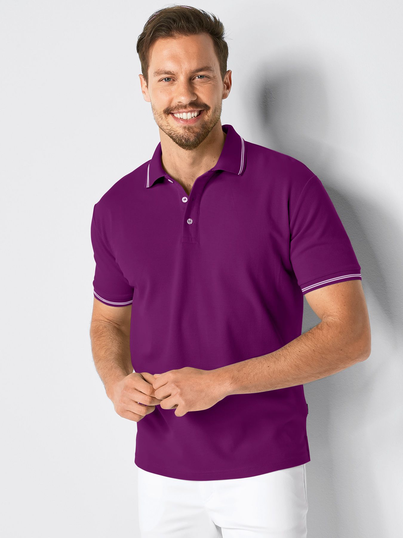 Herre Polo piqué