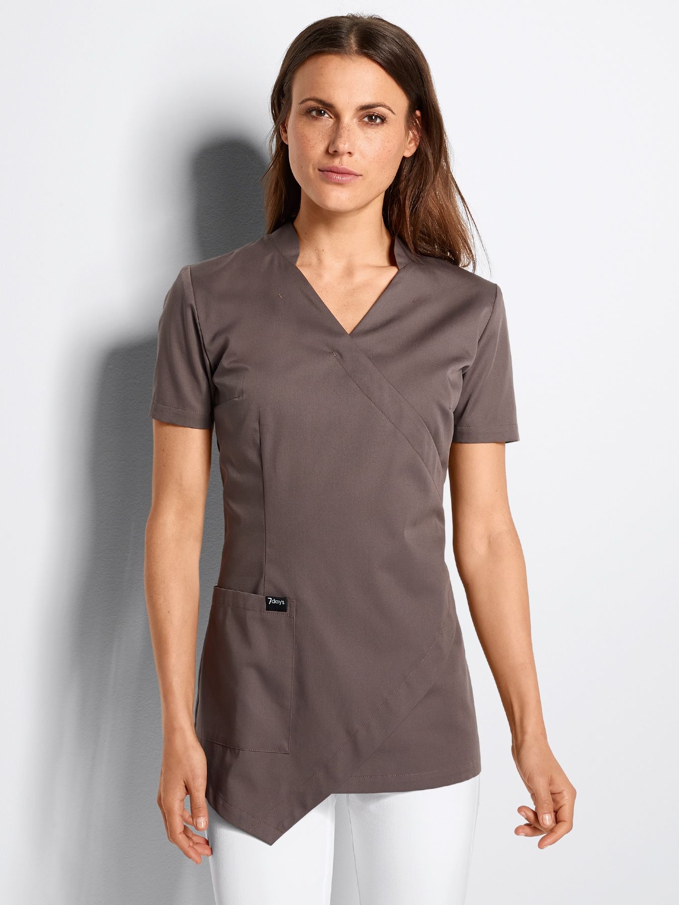 Dametunika OLBIA m/asymmetrisk front
