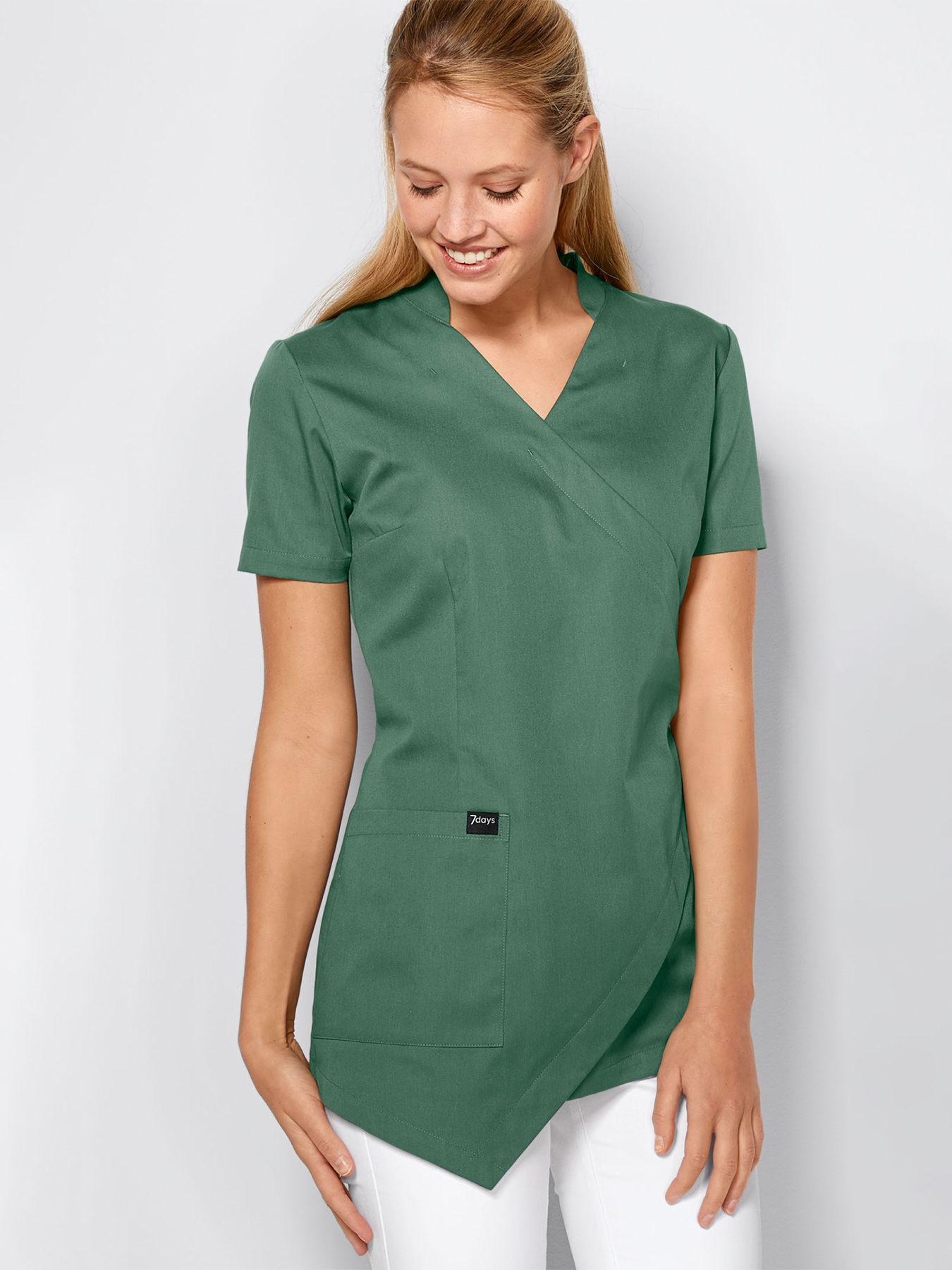 Dametunika OLBIA m/asymmetrisk front