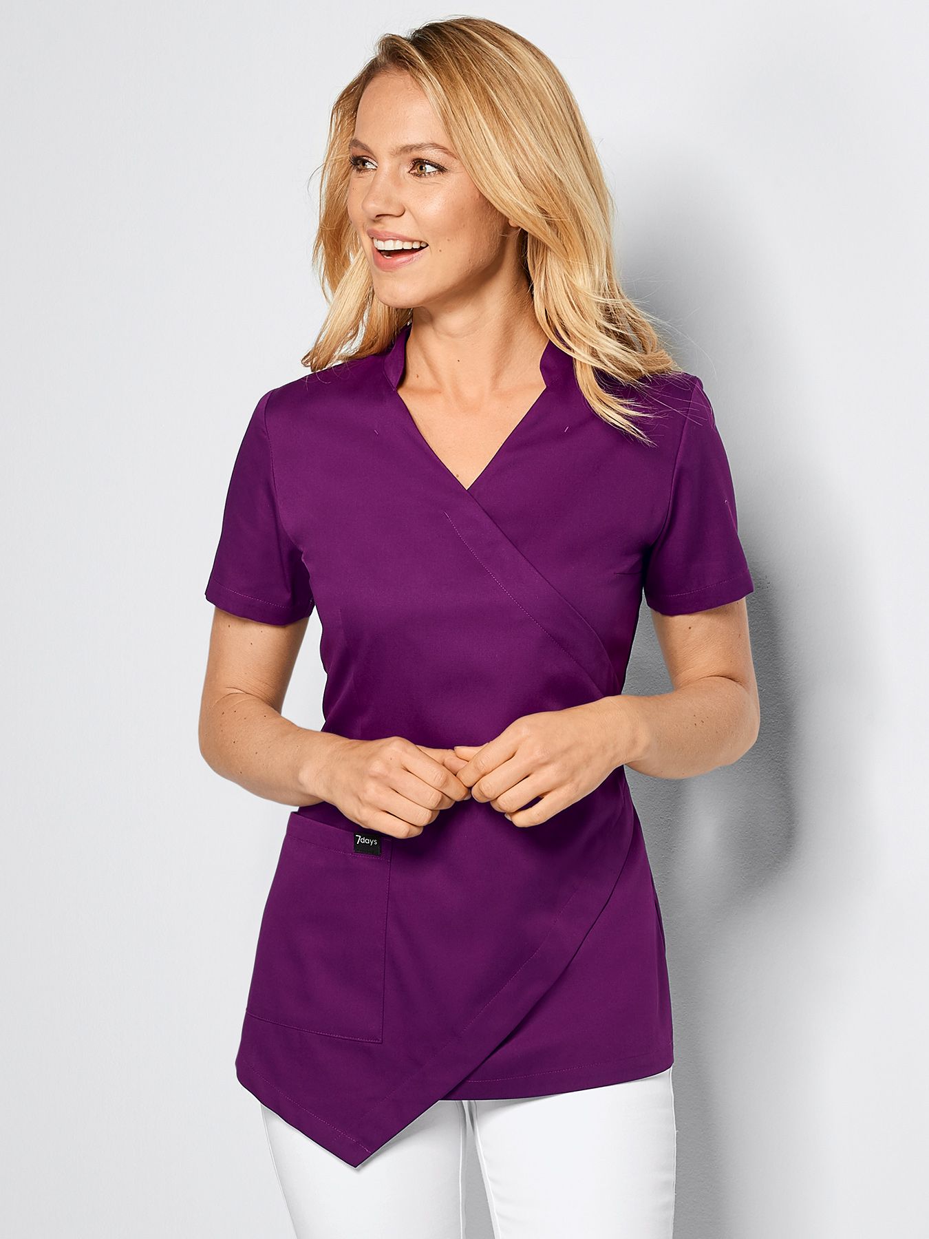 Dametunika OLBIA m/asymmetrisk front