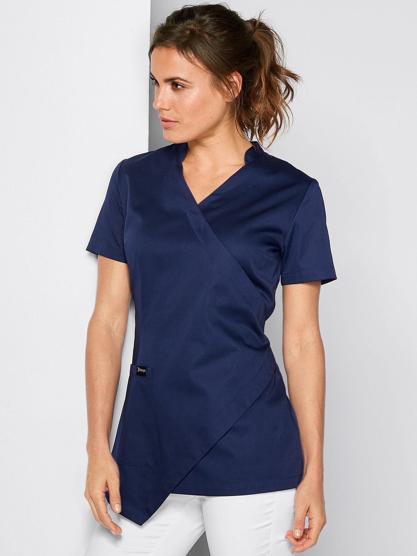 Dametunika OLBIA m/asymmetrisk front