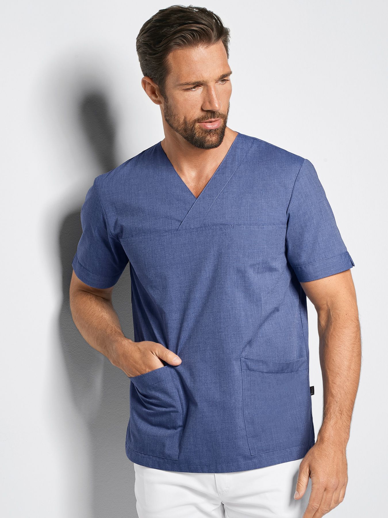 Unisex overdel v-hals