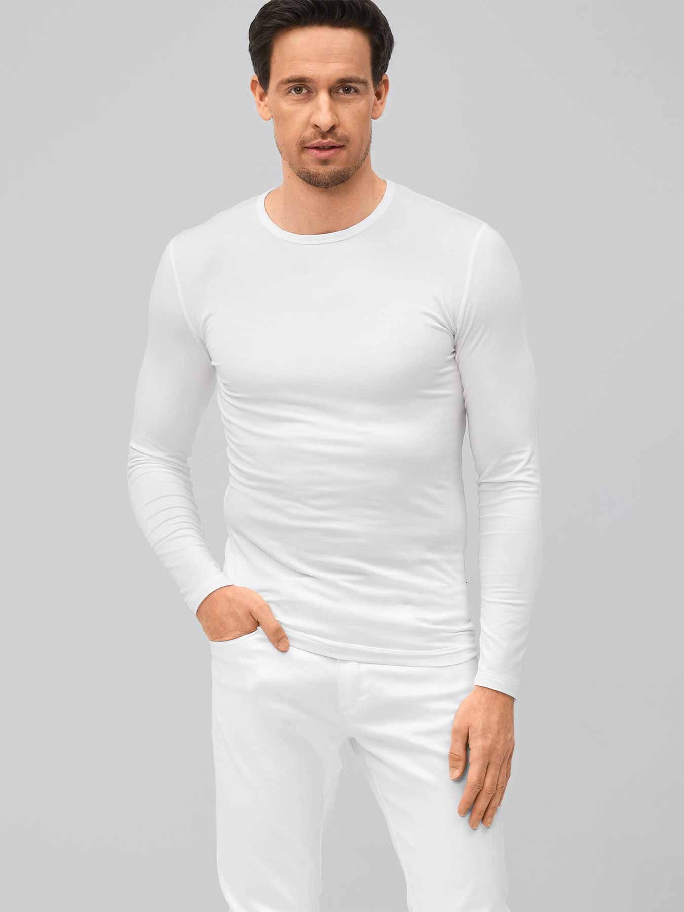 T-shirt med lange ermer i Lyocell
