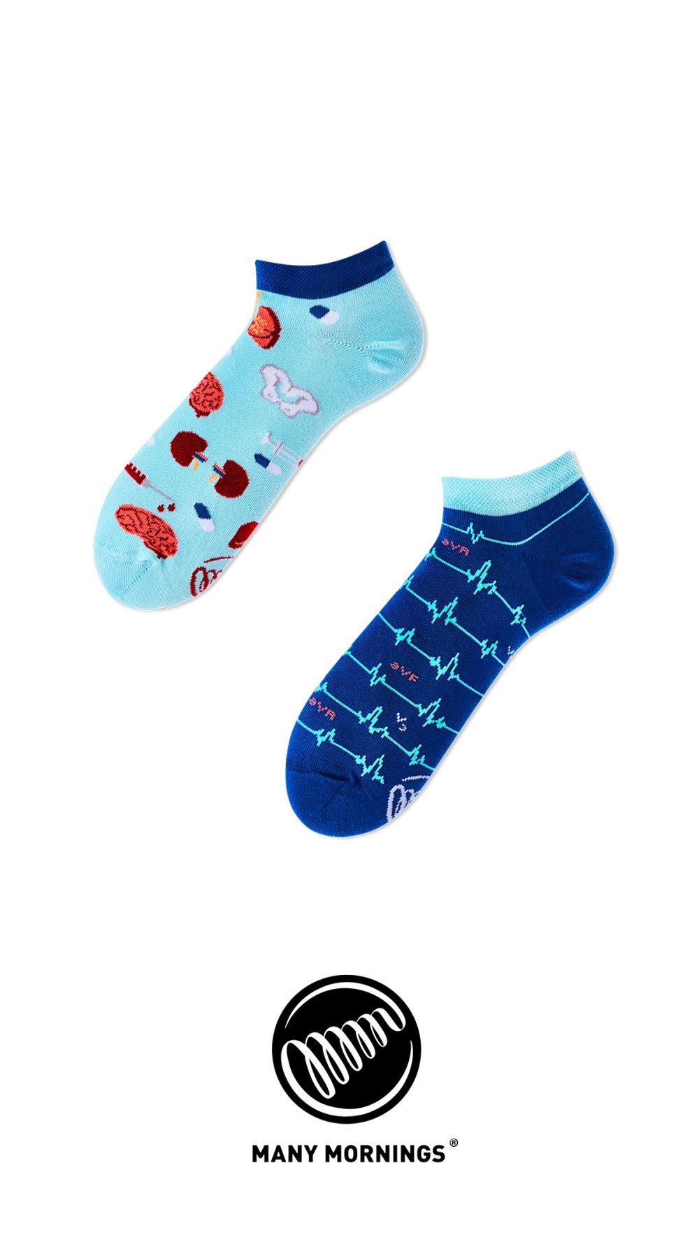 Sneakers sokker med print