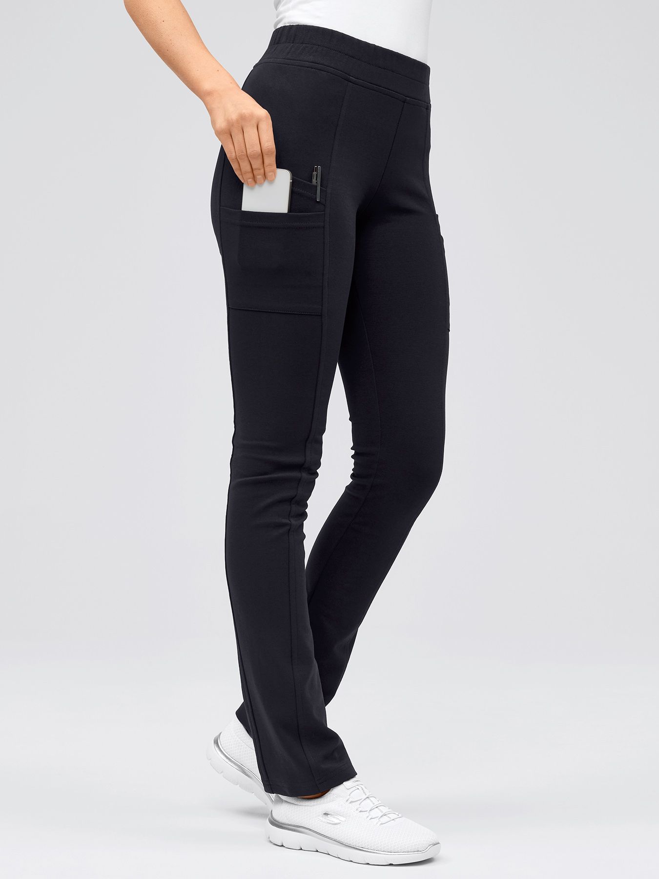 Leggings TAVIRA i ugjennomsiktig jersey