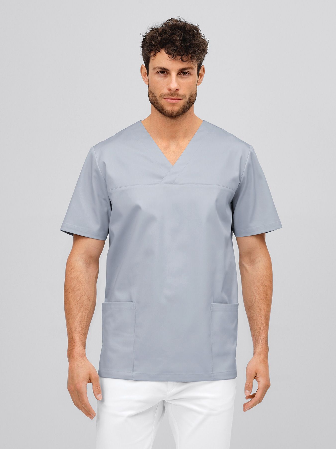 Unisex tunika med v-hals 60°