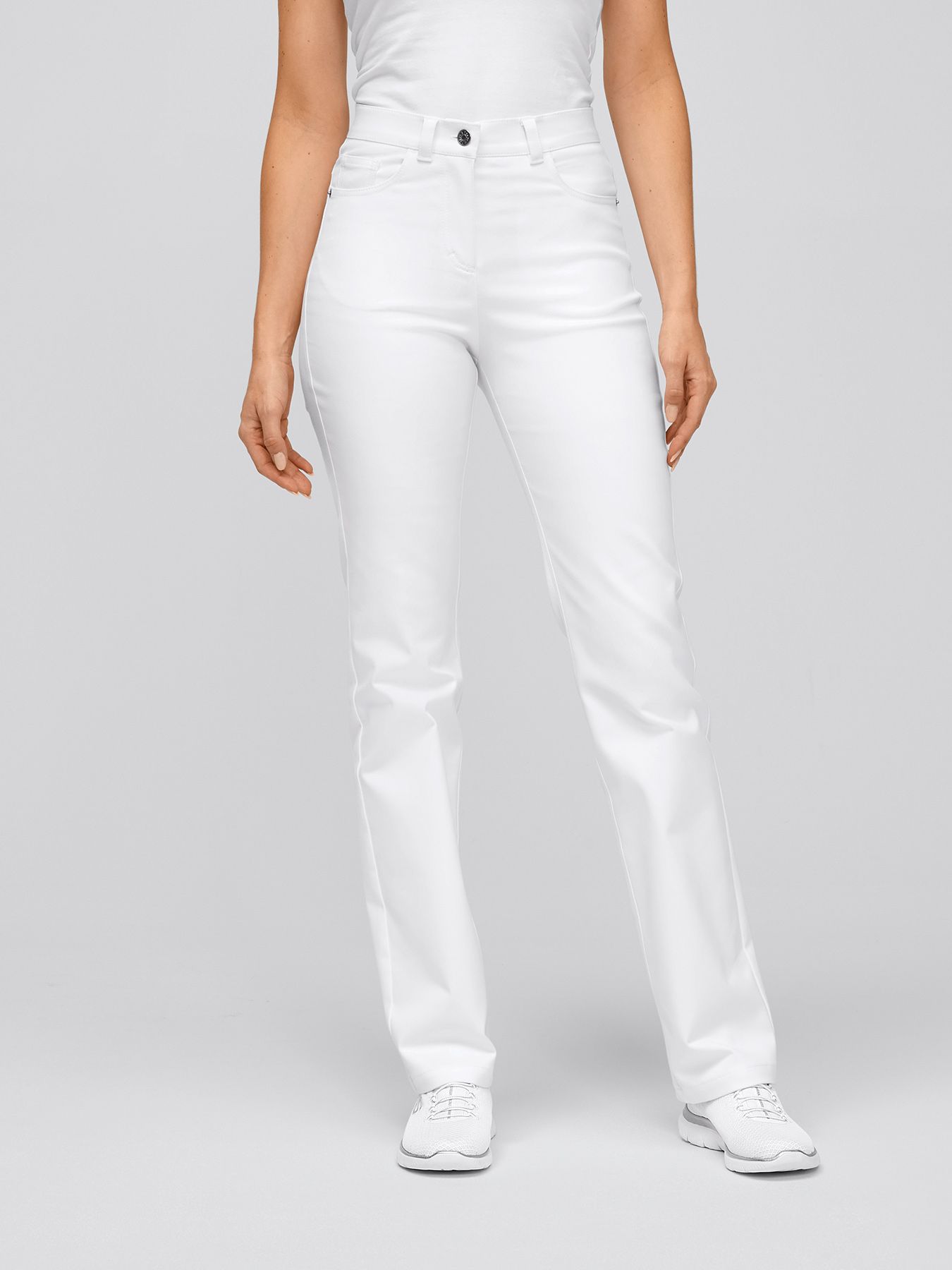 Cover-flex jeans, ugjennomsiktig - høy midje BOMA
