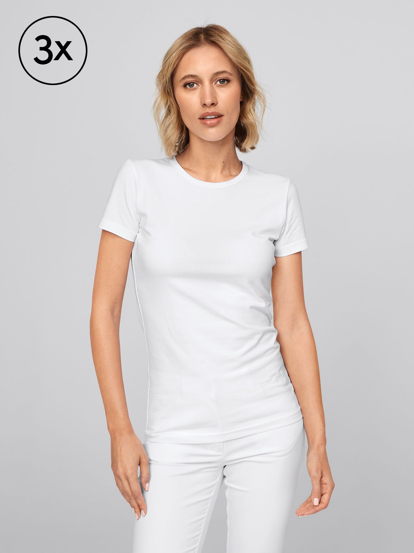 Dame T-shirt BARI 3-pack