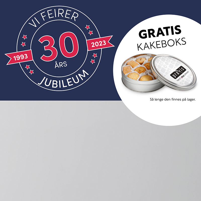 30 Års Jubileum - Gratis kakeboks
